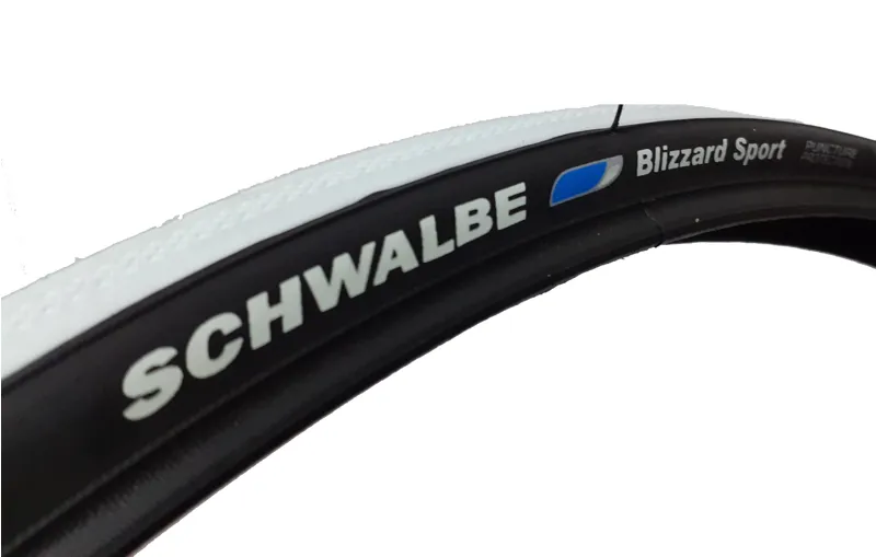 Schwalbe Blizzard 23c Wire Bead Tyre in White